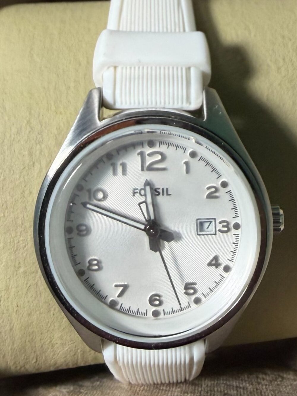 Fossil Watch - Women, White Silver